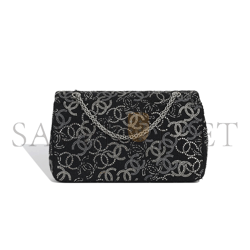 CHANEL STRASS CRYSTAL MEDIUM CLASSIC FLAP BAG (25.5*15.5*6.5cm)